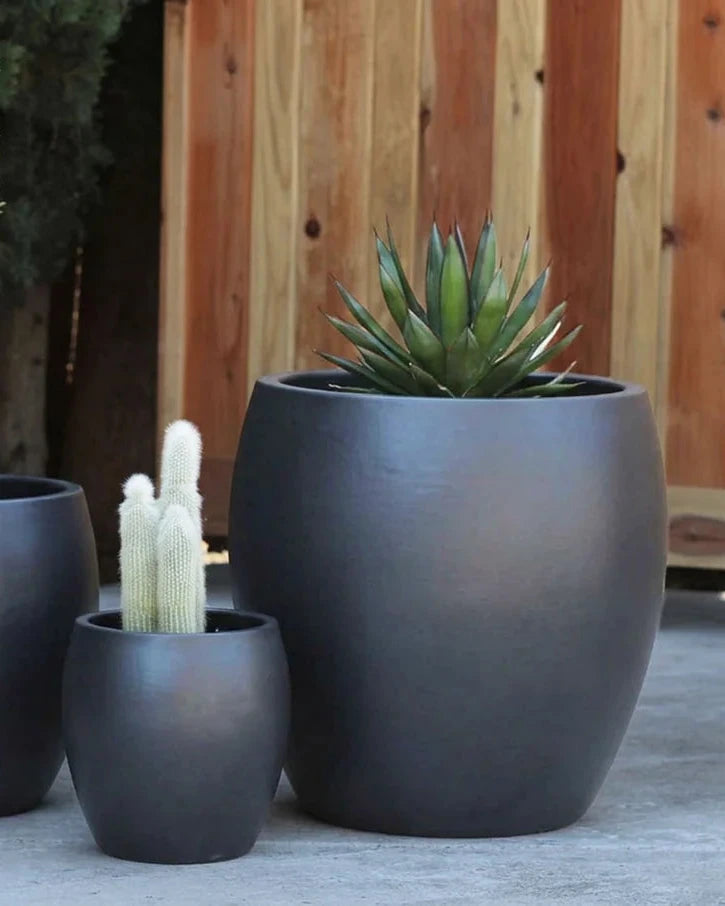 Jam's Planter - Matte Black – Lumber + Linen