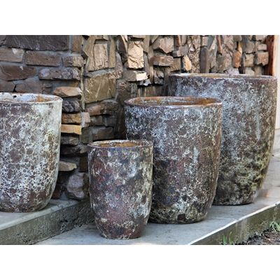 Milano Tall Barrel Planter – Lumber + Linen