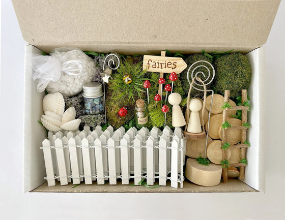 Fairy Garden Box | White Fence