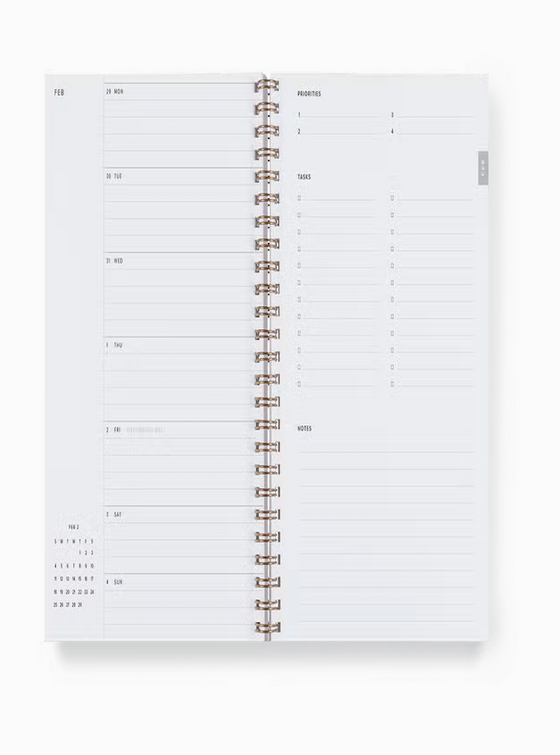 2024 Compact Task Planner | Charcoal Gray