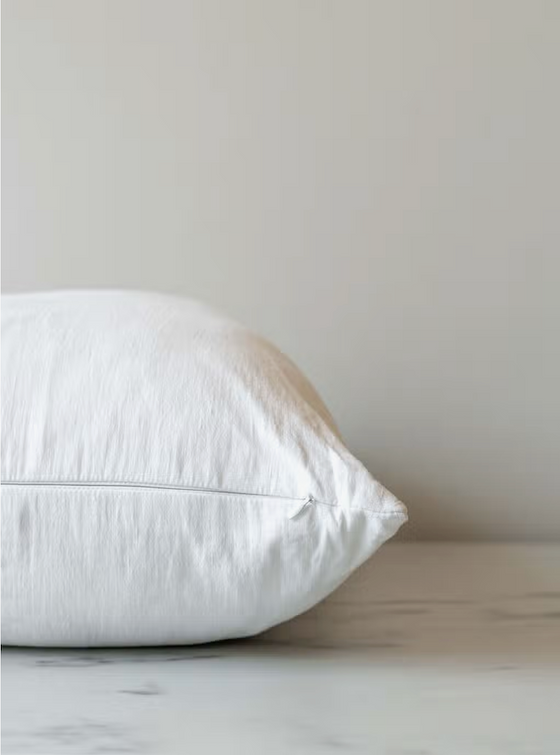 PEARL Linen Pillow Cover | 22" x 22"