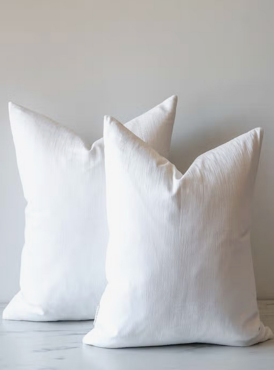PEARL Linen Pillow Cover | 22" x 22"