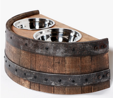  Pet Feeder made from recycled whiskey barrels - Small