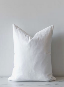  PEARL Linen Pillow Cover | 22" x 22"