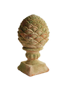  Weathered Garden Pinecone Finial