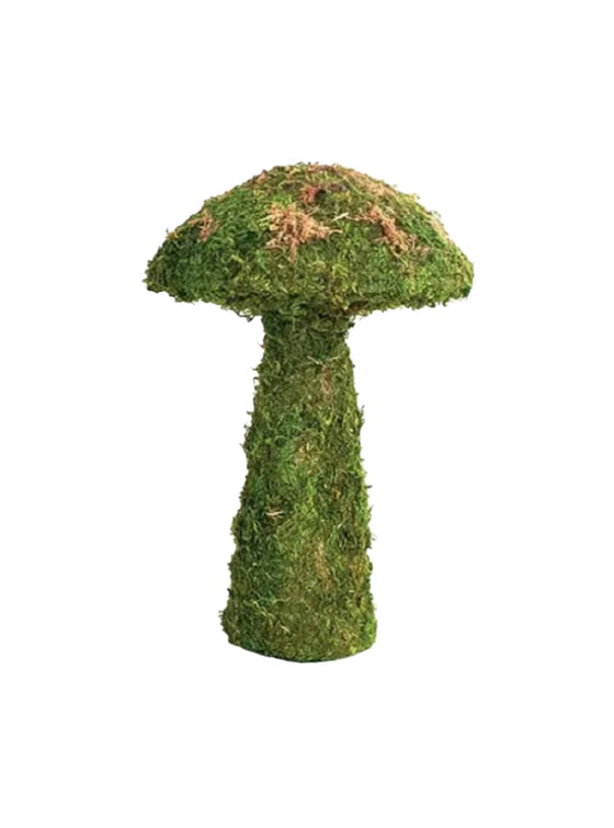 Deco Moss Mushroom Planter 14"