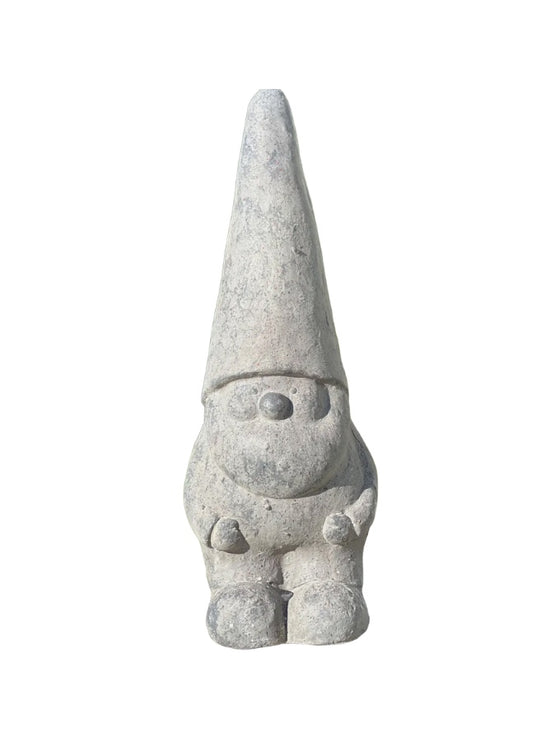 Grey Garden Gnome Statue | 24"H