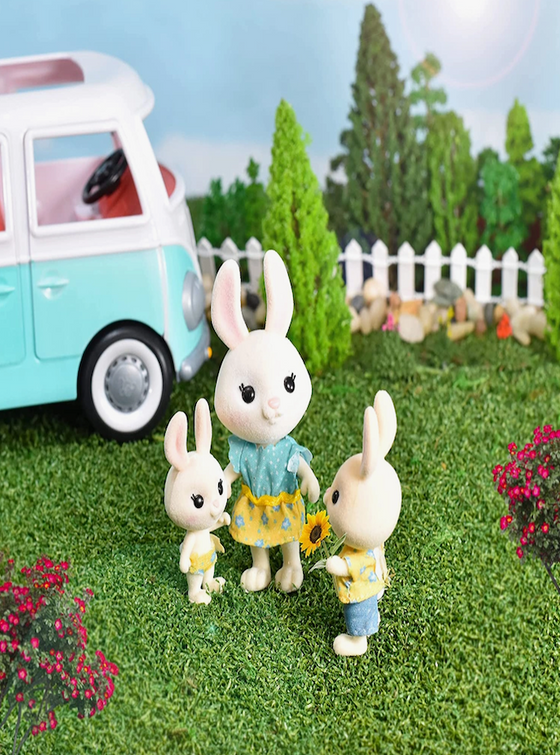 Honey Bee Acres Mcscampers Bunny Family | 4-Pack
