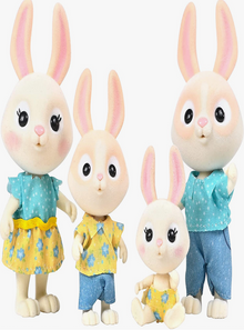  Honey Bee Acres Mcscampers Bunny Family | 4-Pack