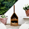 Outdoor Henley Fireplace with Grill Iron
