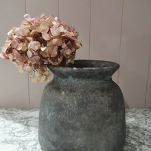  Bali Light Grey Vintage Stone Vase