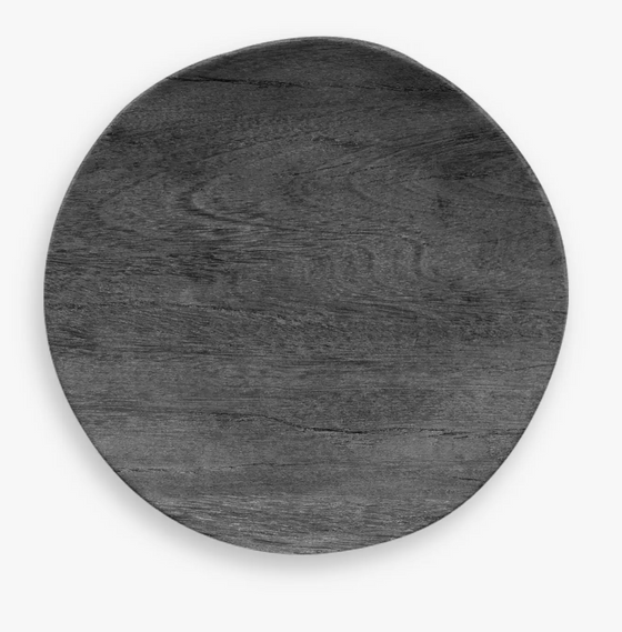 Blackened Wood Dinner Plate | 10.5"