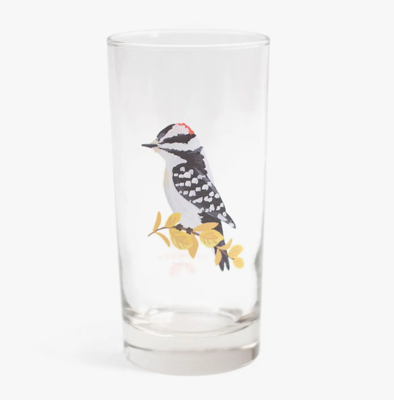 Woodpecker Juice Glass