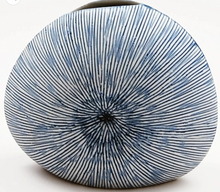 BLUE Porcelain bud vase